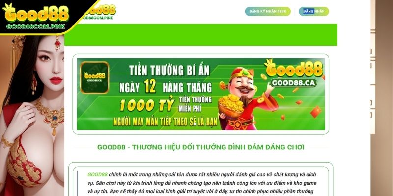 Truy cập trang chủ chính thức