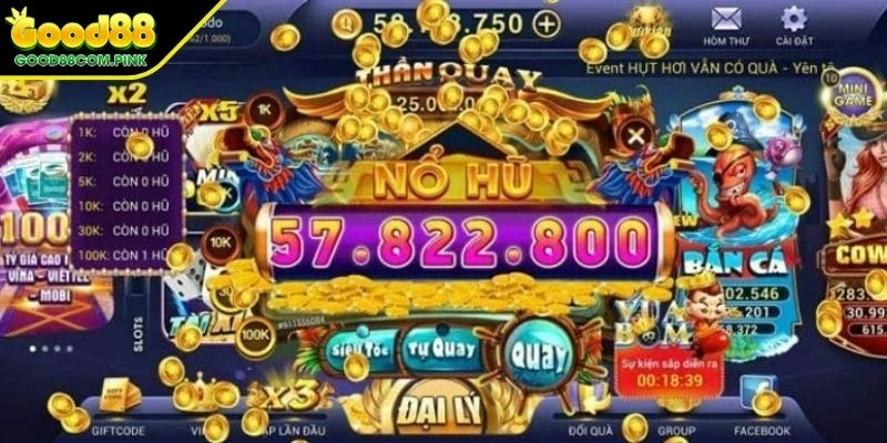 Phân loại các phiên bản game slot tại GOOD88